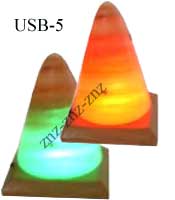 Cone Salt Lamp (Design# USB-5) 