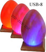 Egg salt lamp (Design # USB-8)