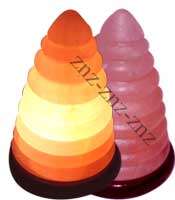 Grooved Cone Salt Lamp(Design# G-7)