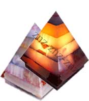 Onyx Pyramid lamp (Design# O-3)